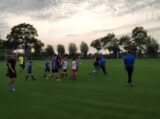 Laatste training S.K.N.W.K. JO9-1 van seizoen 2022-2023 (partijtje tegen de ouders) (58/178)